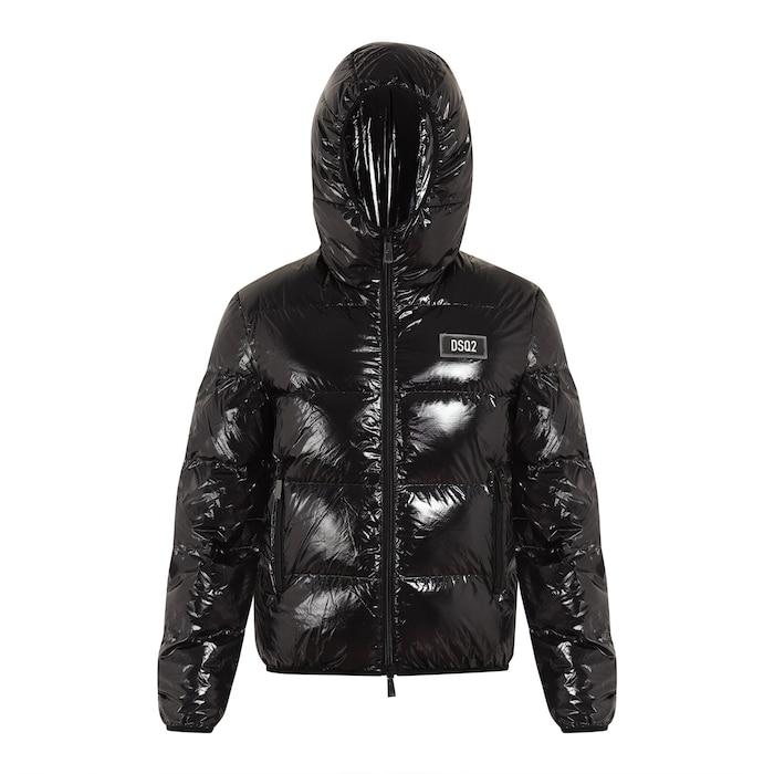 men black d2 patch down puffer jacket