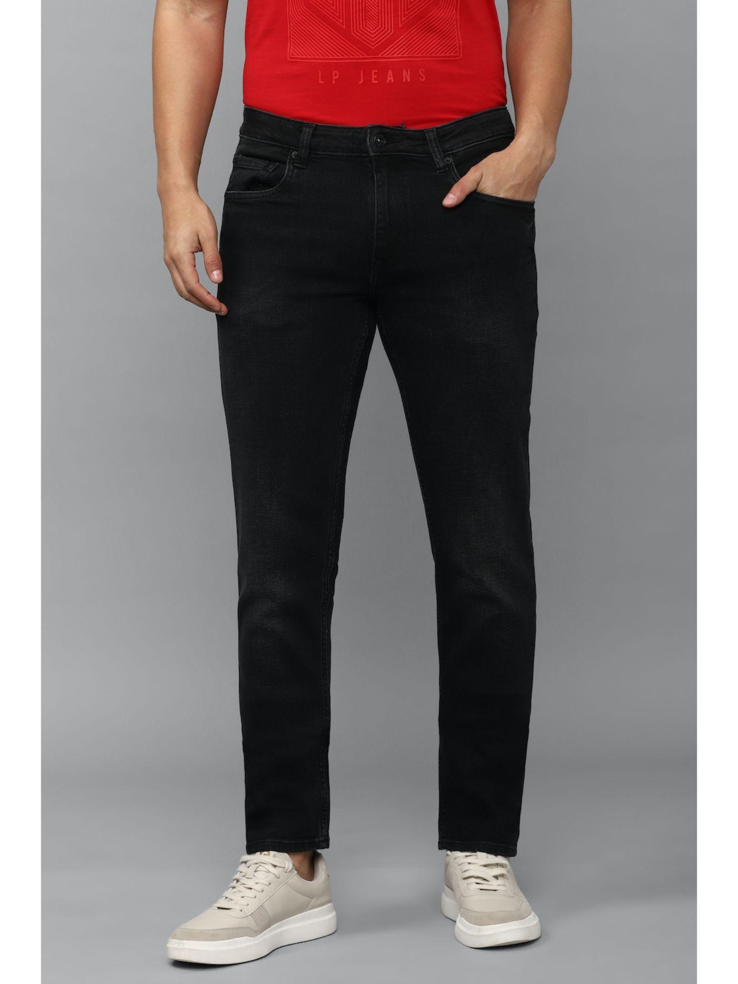 men black dark slim fit jeans