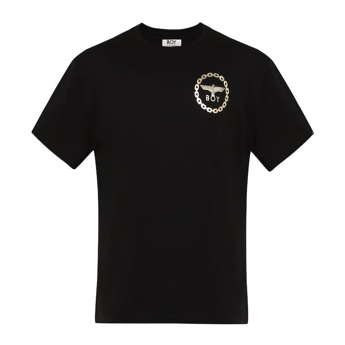 men black eagle backprint t-shirt