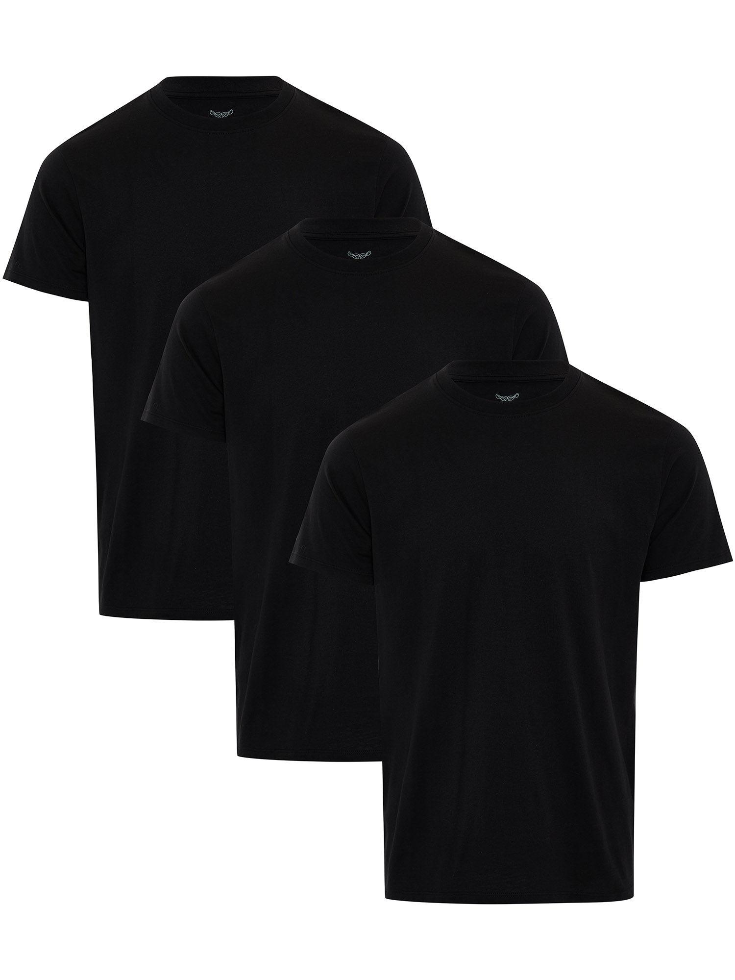 men black essential short sleeve t-shirts (pack of 3)