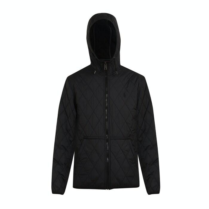 men black hooded jacket