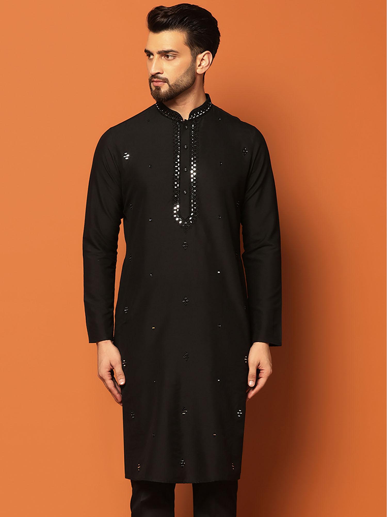 men black kurta