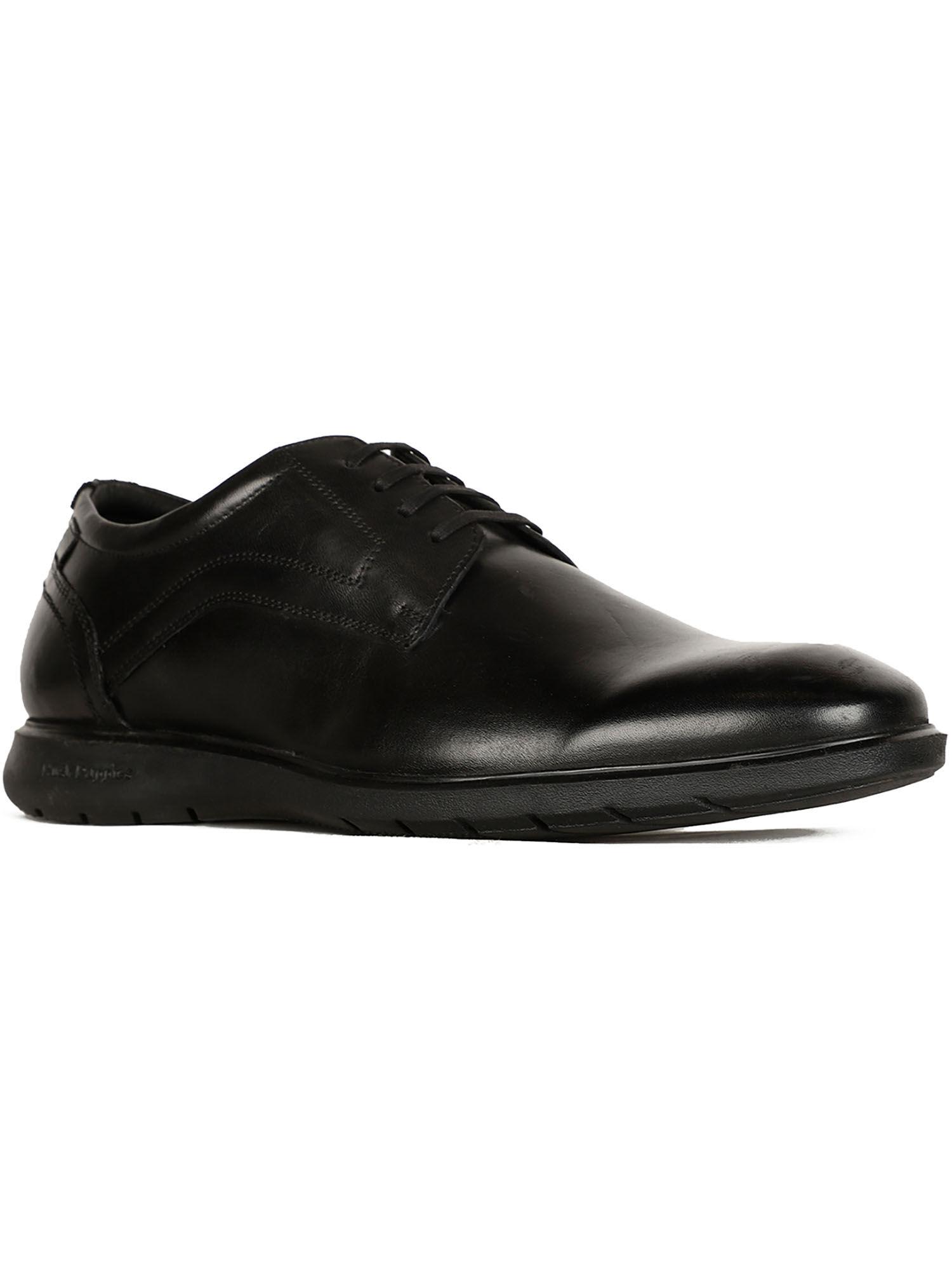 men black lace-up formal shoes