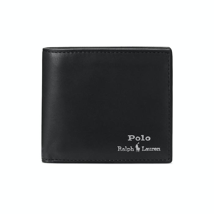 men black leather billfold wallet