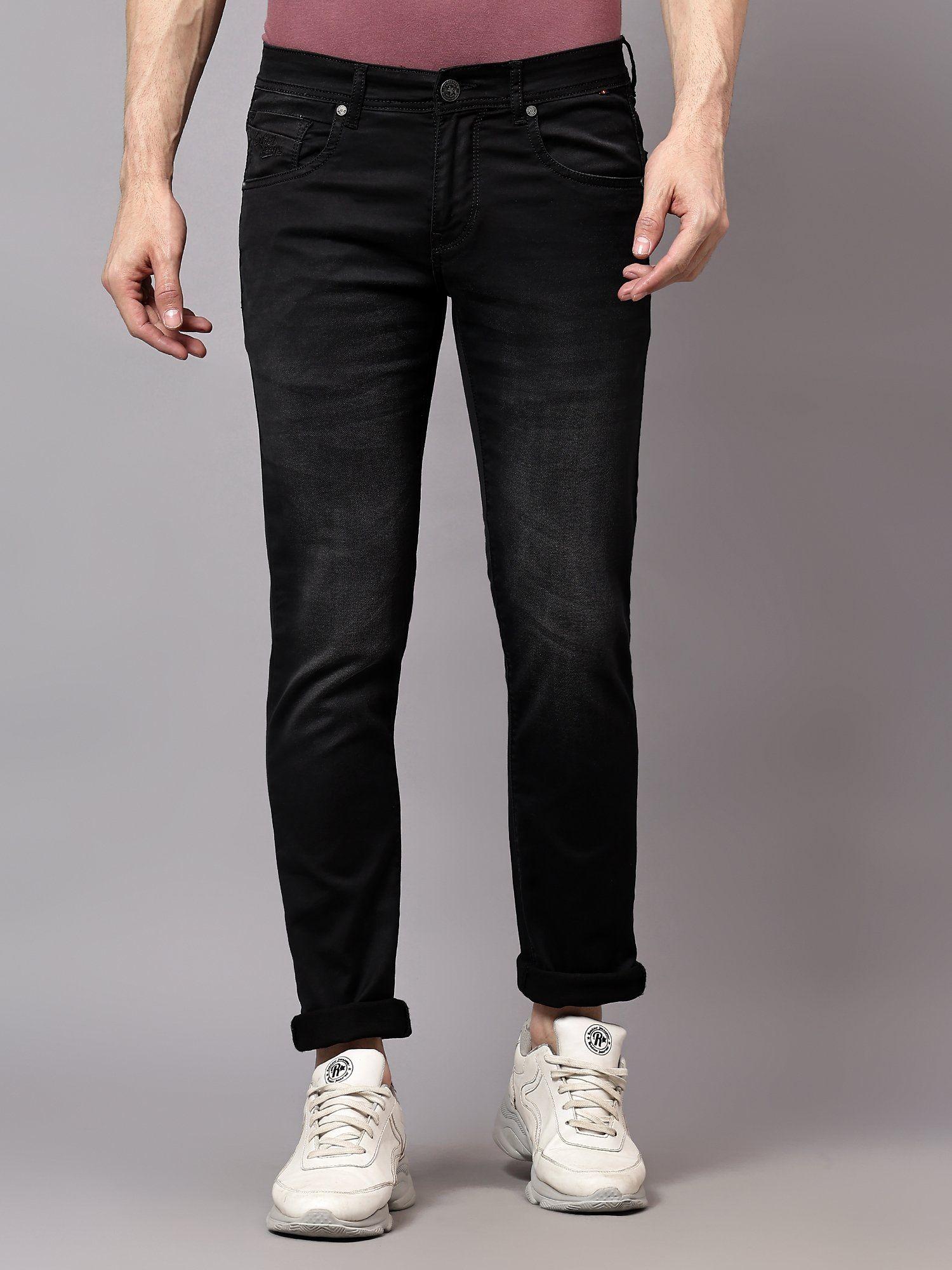 men black light fade stretchable jeans