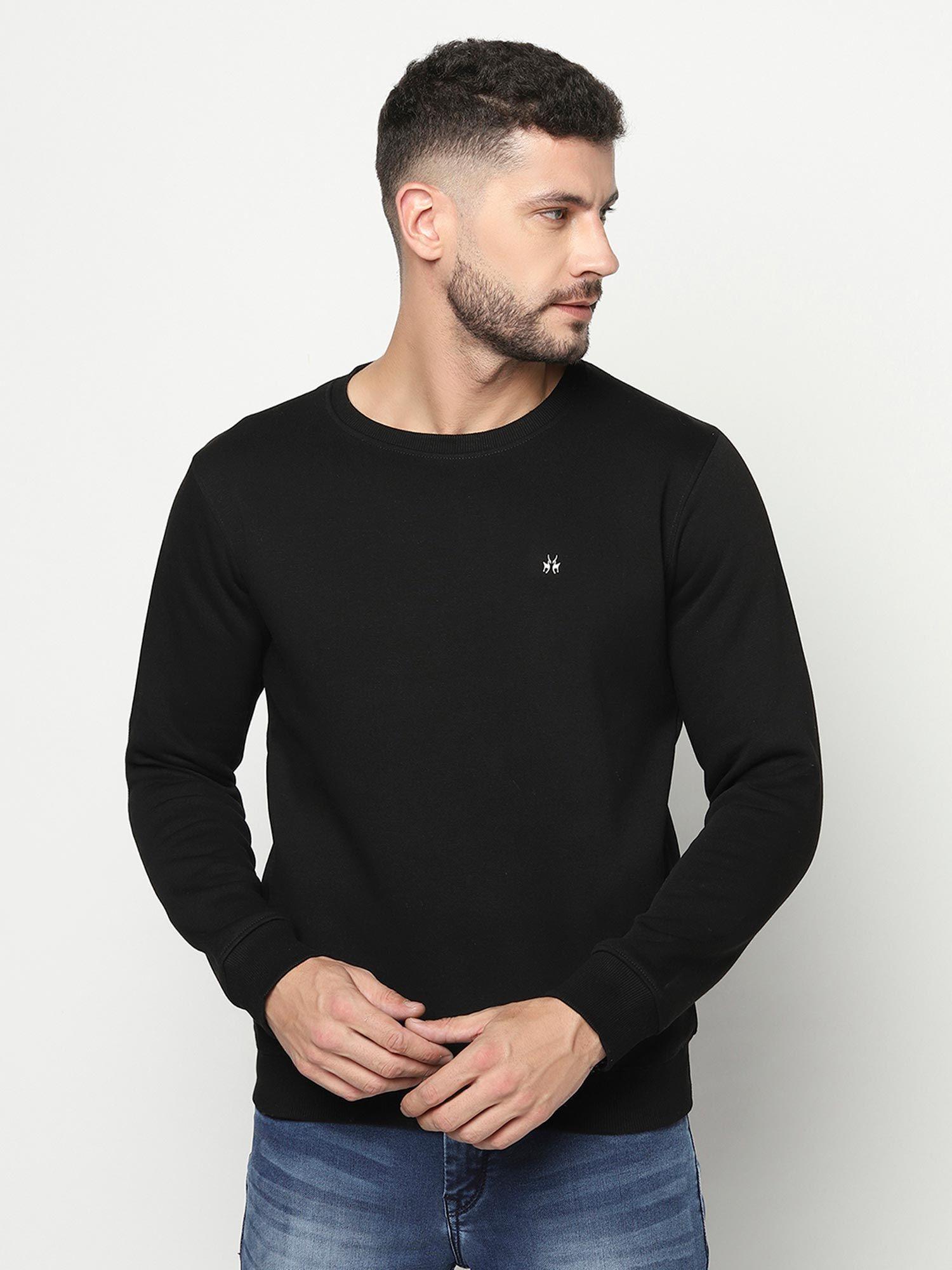 men black logo sweatshirt