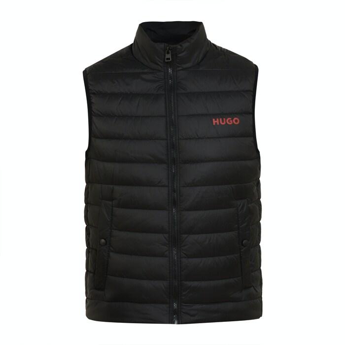 men black medium padded sleeveless gilet