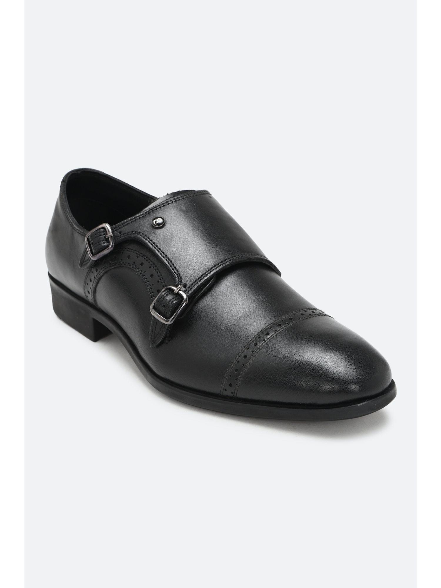 men black monk-strap monk straps