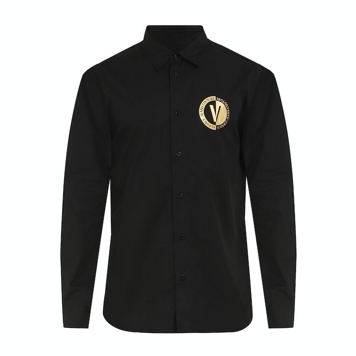 men black new chest logo shirt