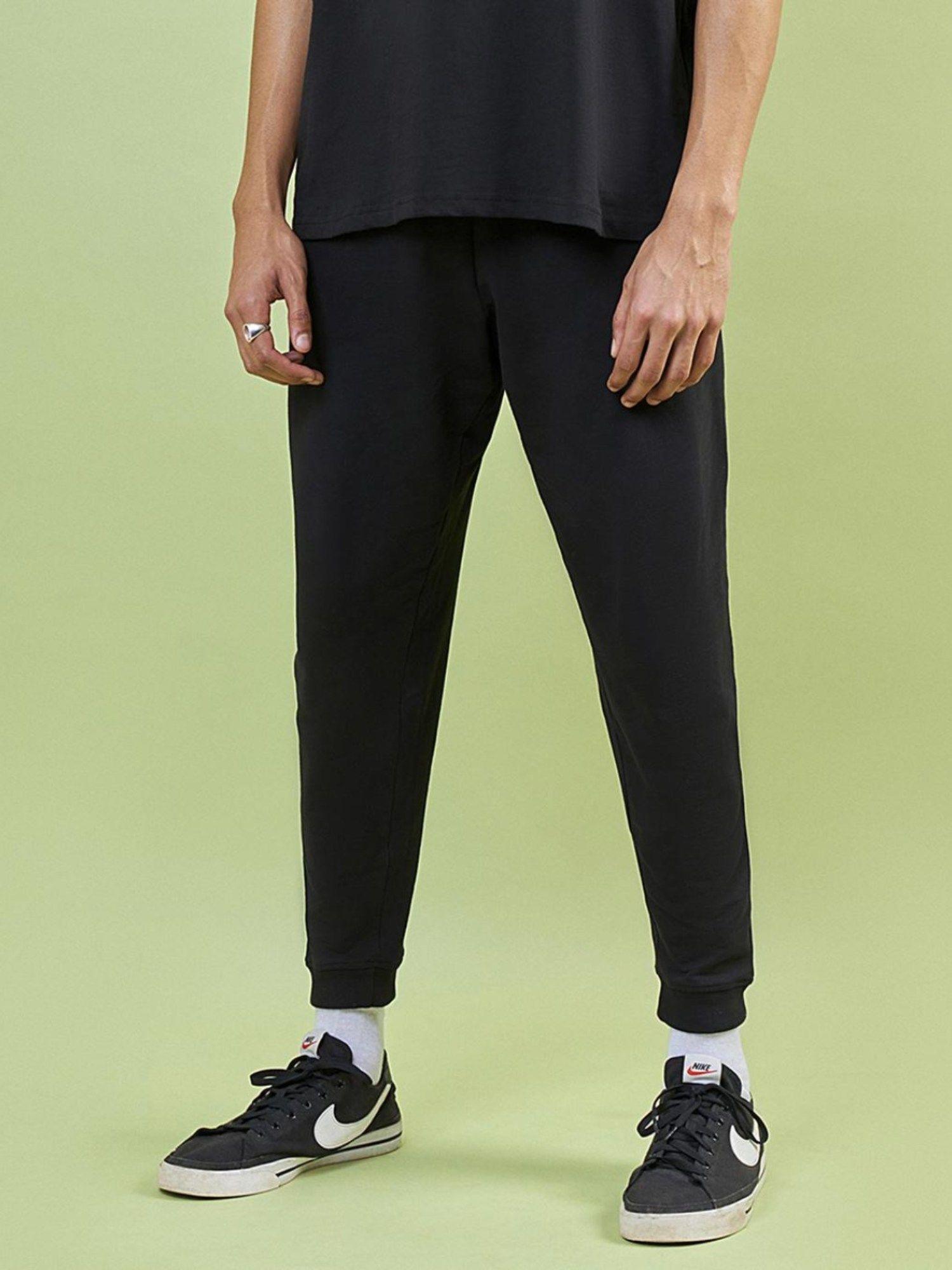 men black oversized joggers