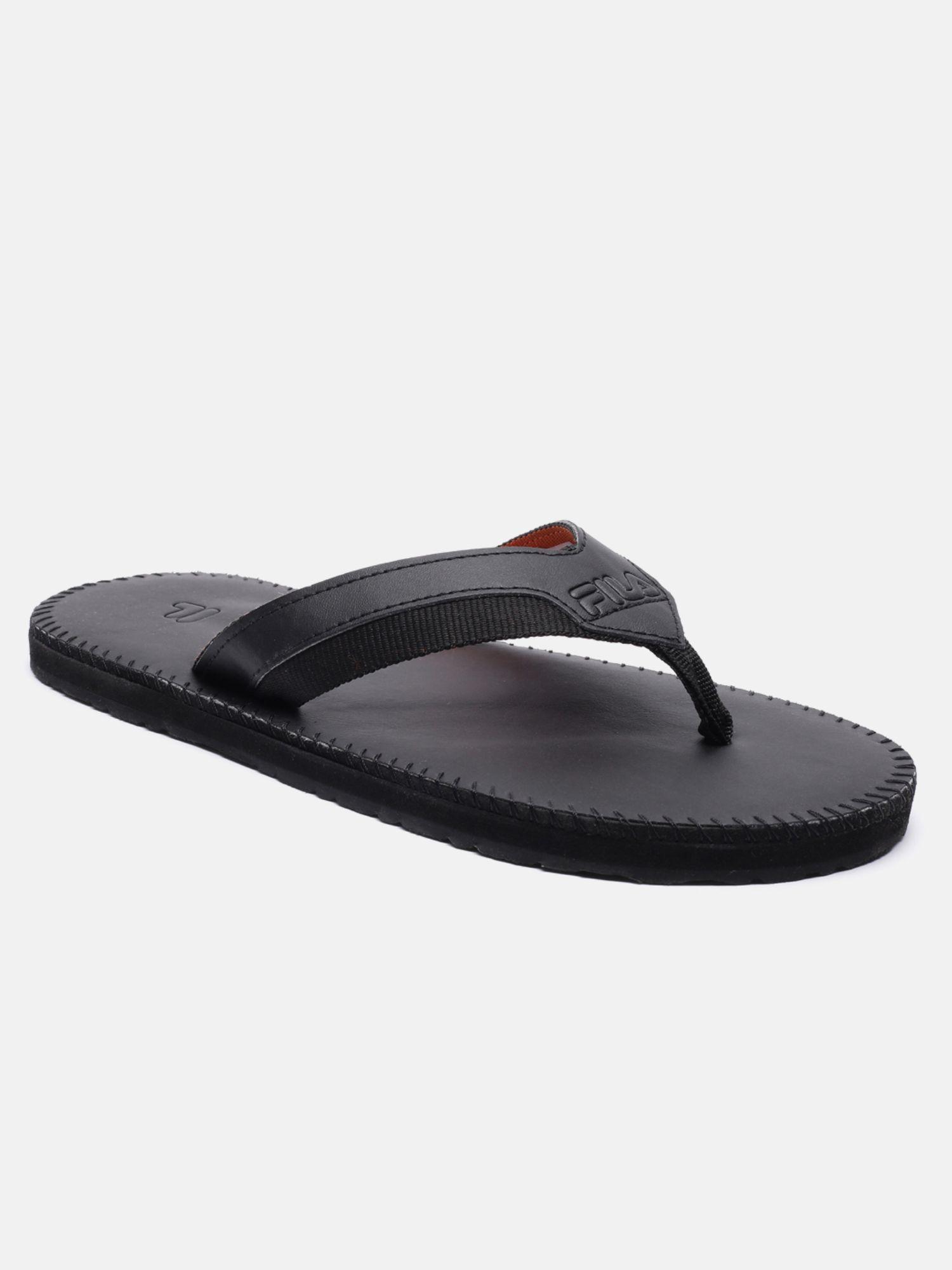 men black overstitch plus flipflops