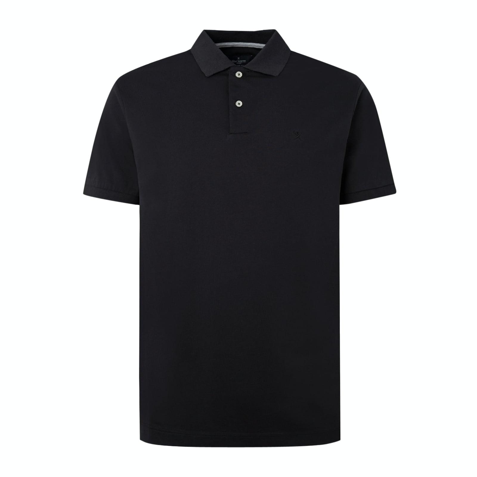 men black pima cotton polo