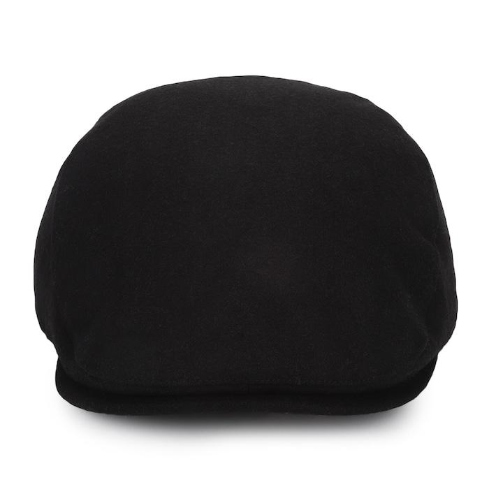 men black plain flat cap