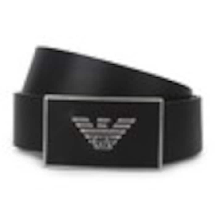 men black plaque buckle with eagle belt