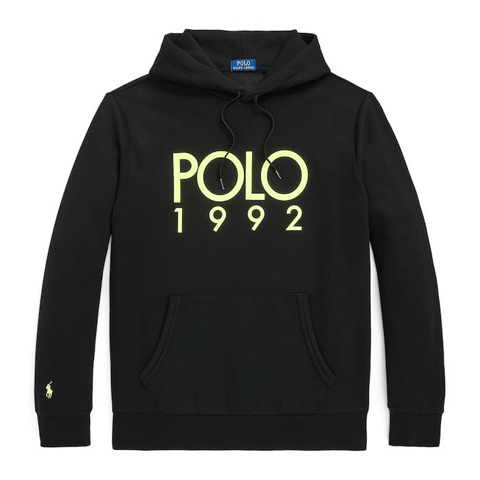 men black polo 1992 fleece hoodie