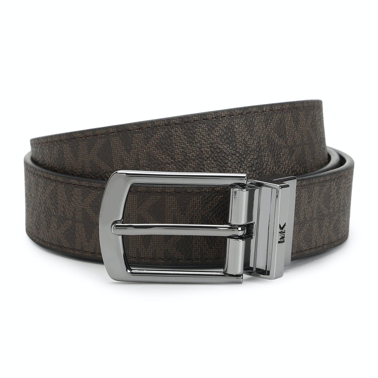 men black reversible pin-buckle belt