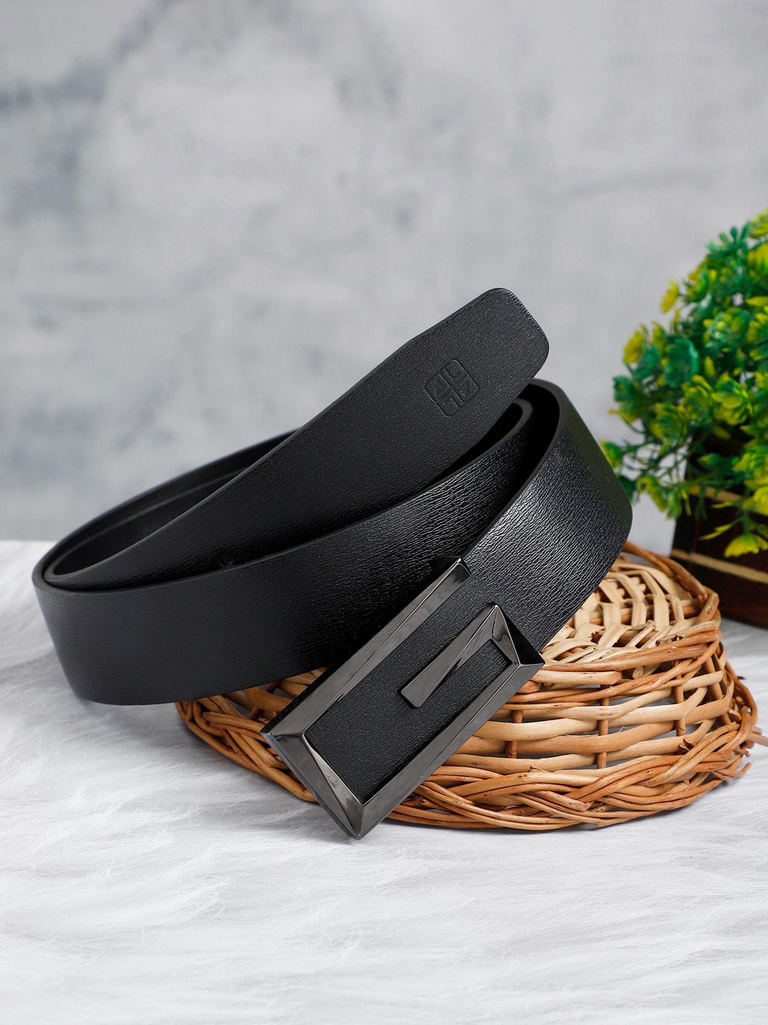 men black sami formal leather belt