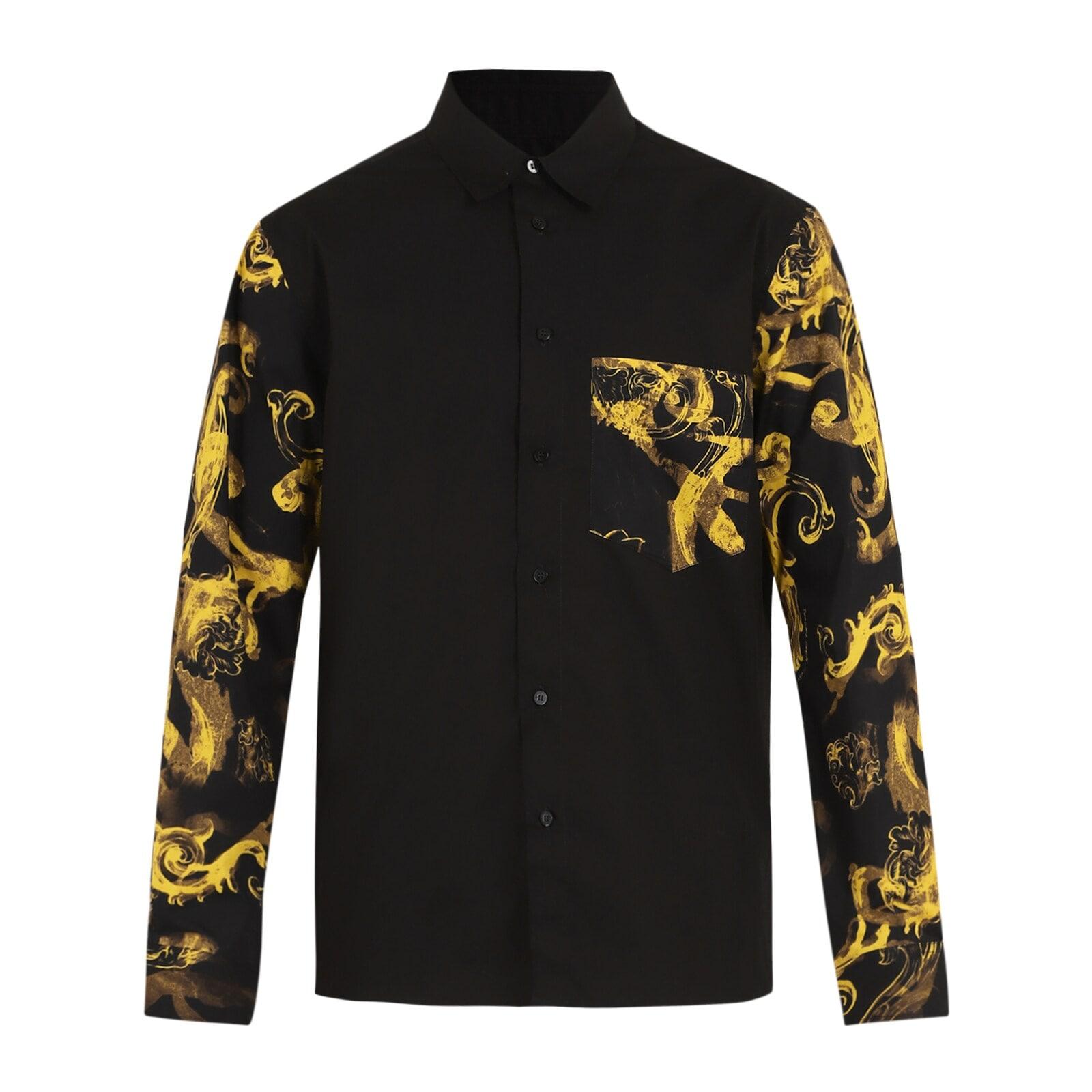 men-black-shirt-with-watercolour-baroque-printed-sleeves-and-pocket