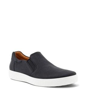 men black soft 7 casual slip-ons