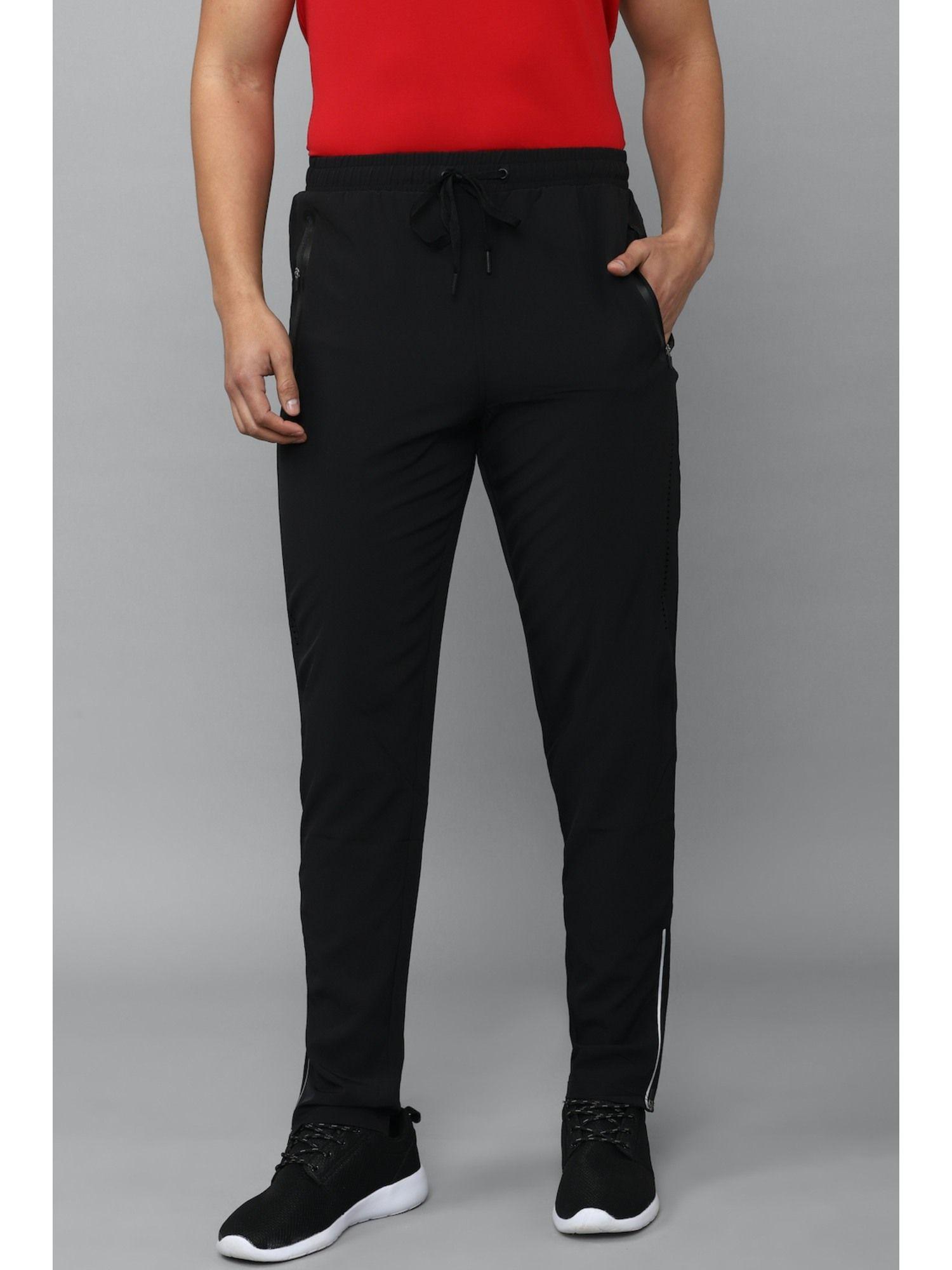 men black solid casual lounge pant