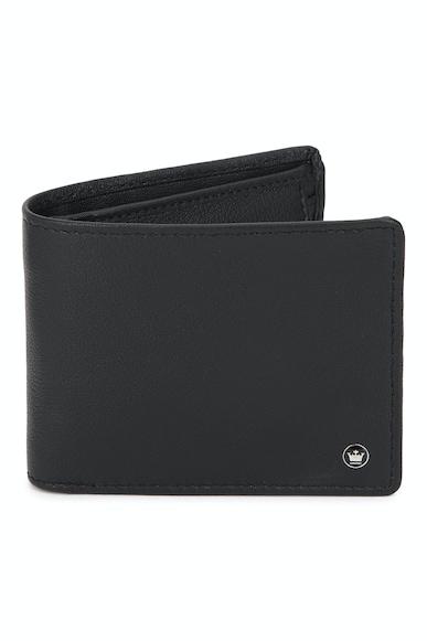 men black solid leather wallet