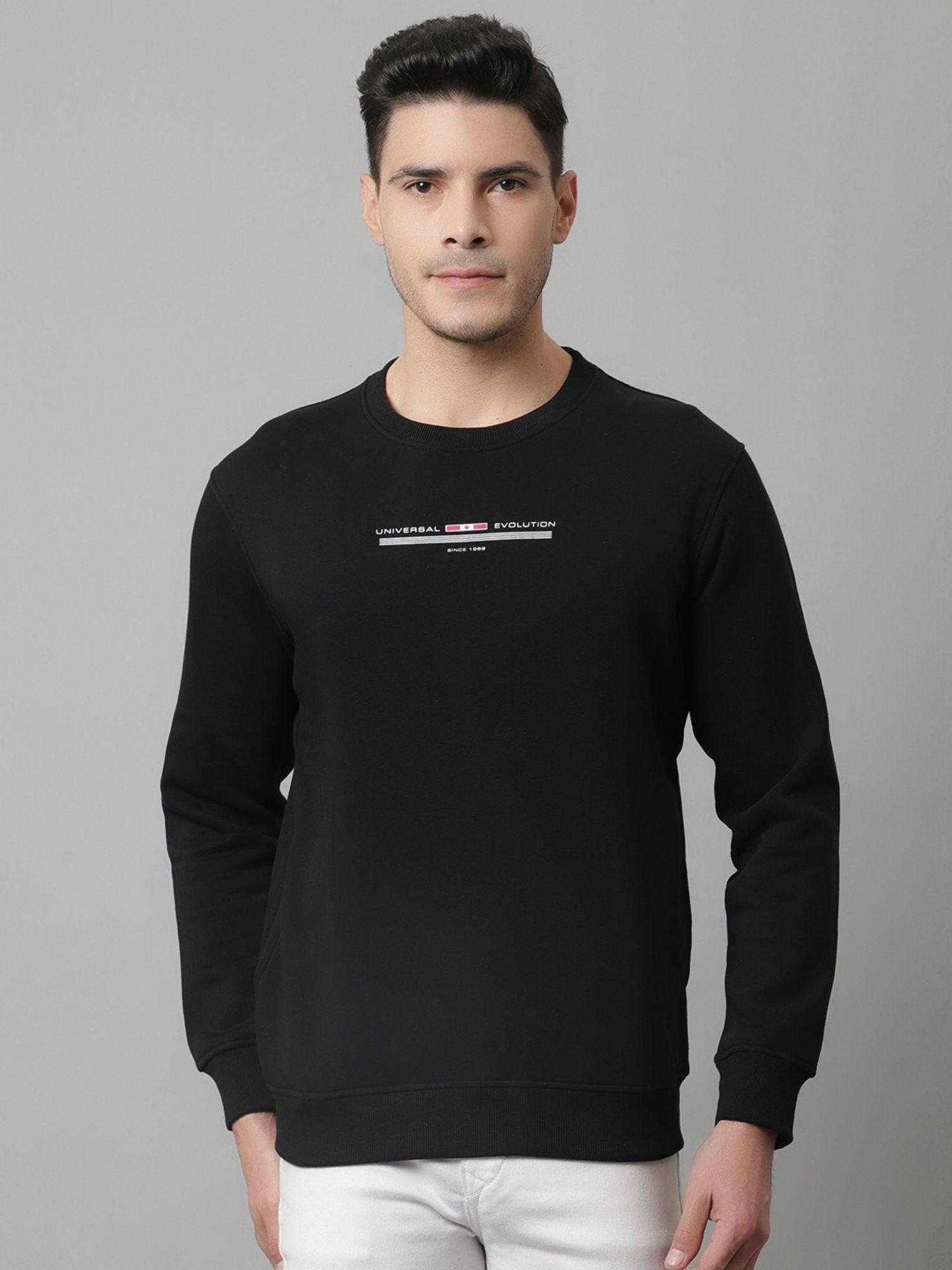 men black sweatshirt