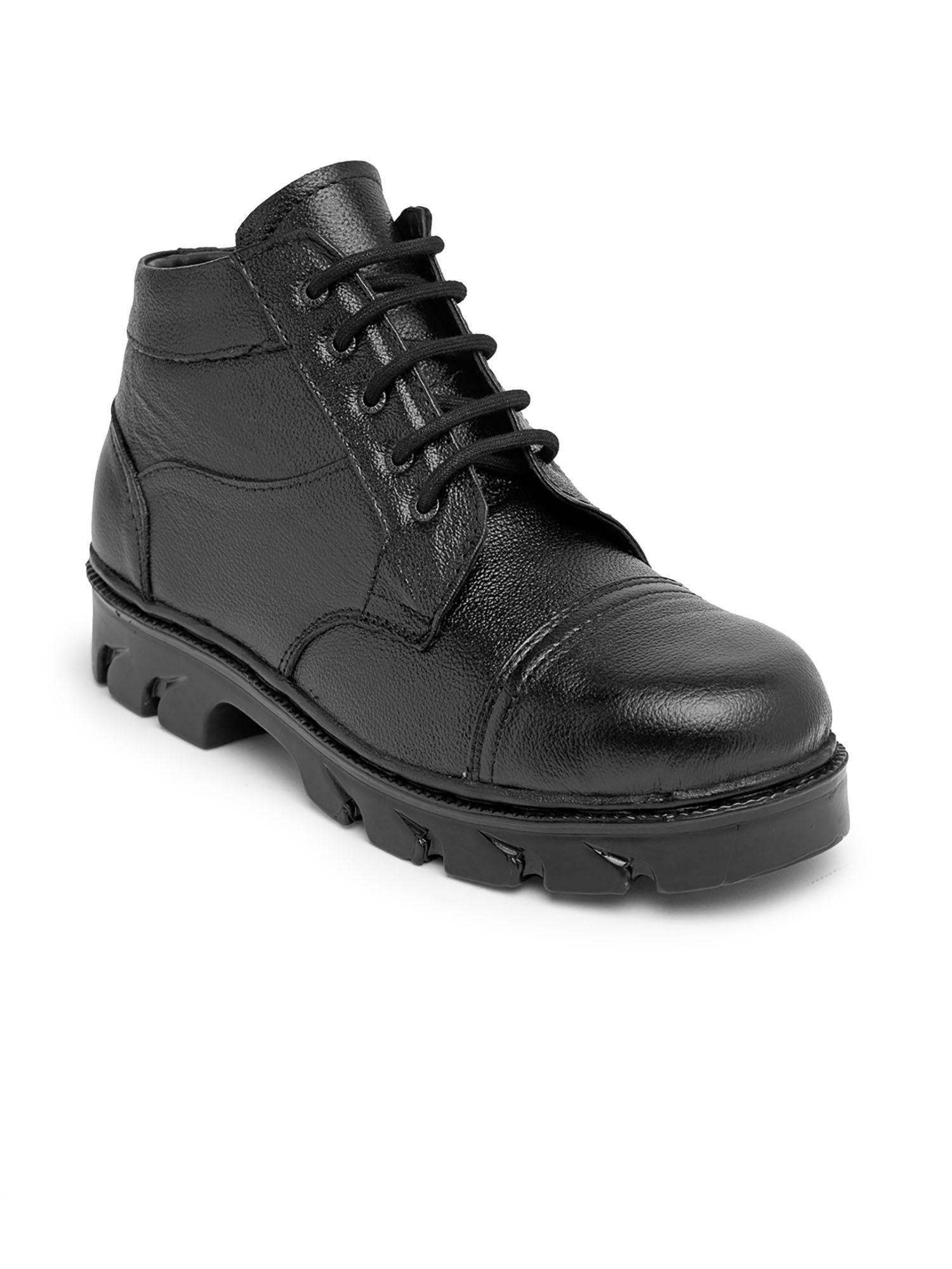 men black texture geniune leather shoe