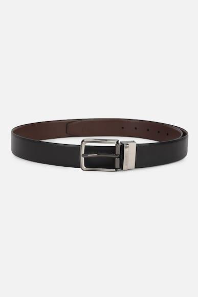 men black textured formal belt