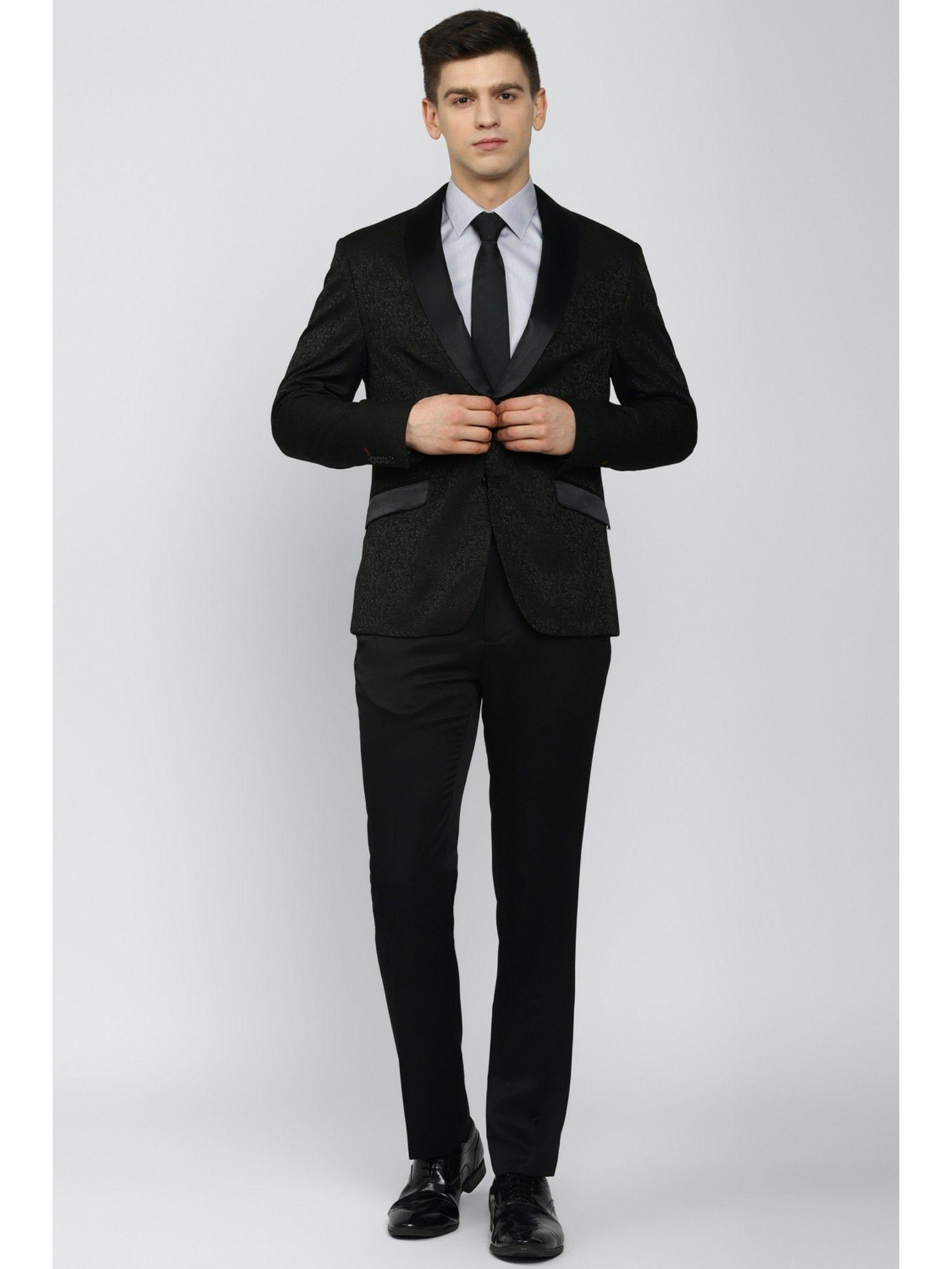 men black two piece suit (set of 2)