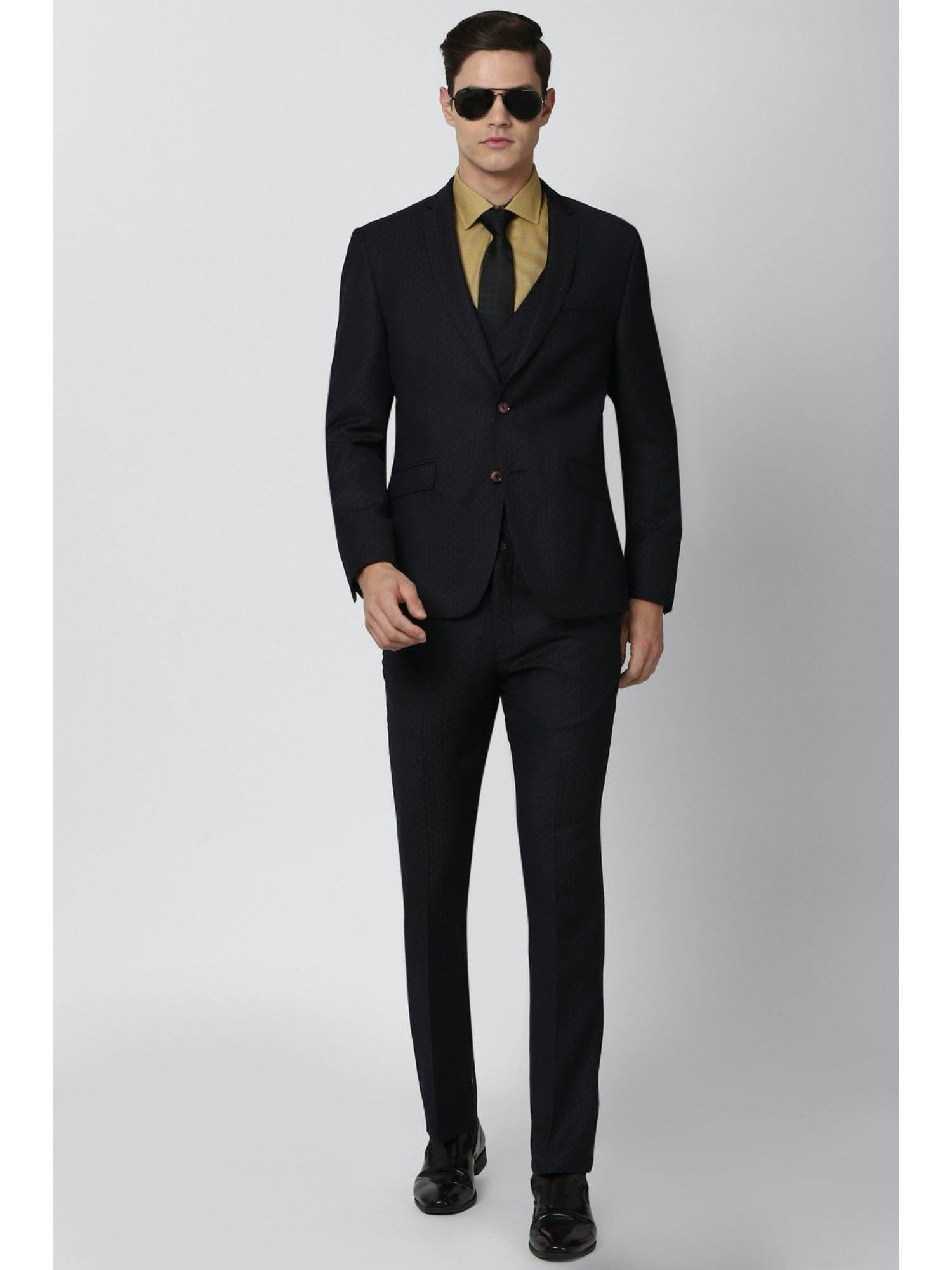men black two piece suit (set of 2)