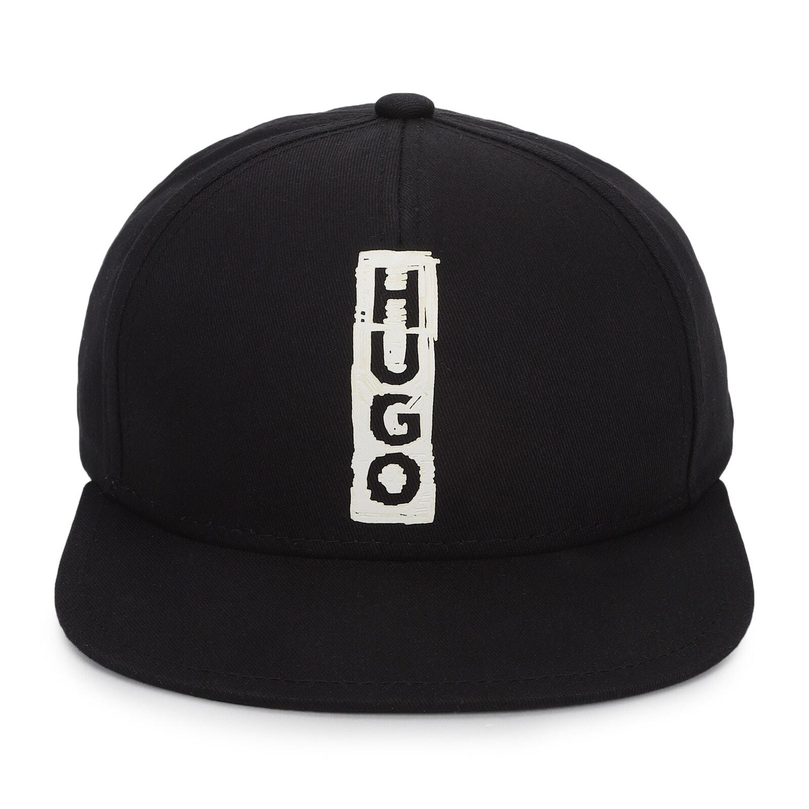 men black vertical branding cap