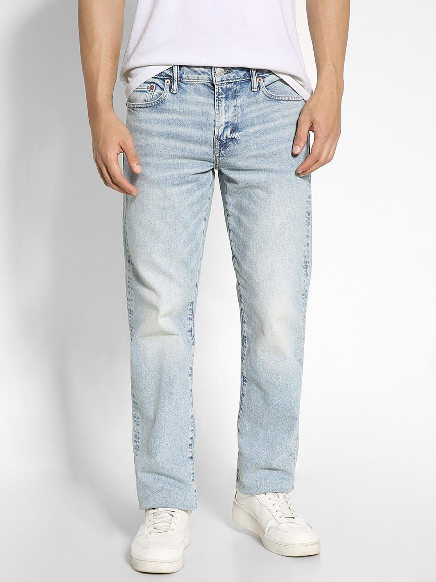 men blue easyflex original straight jeans