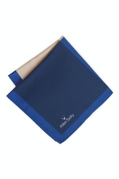 men blue formal pocket square