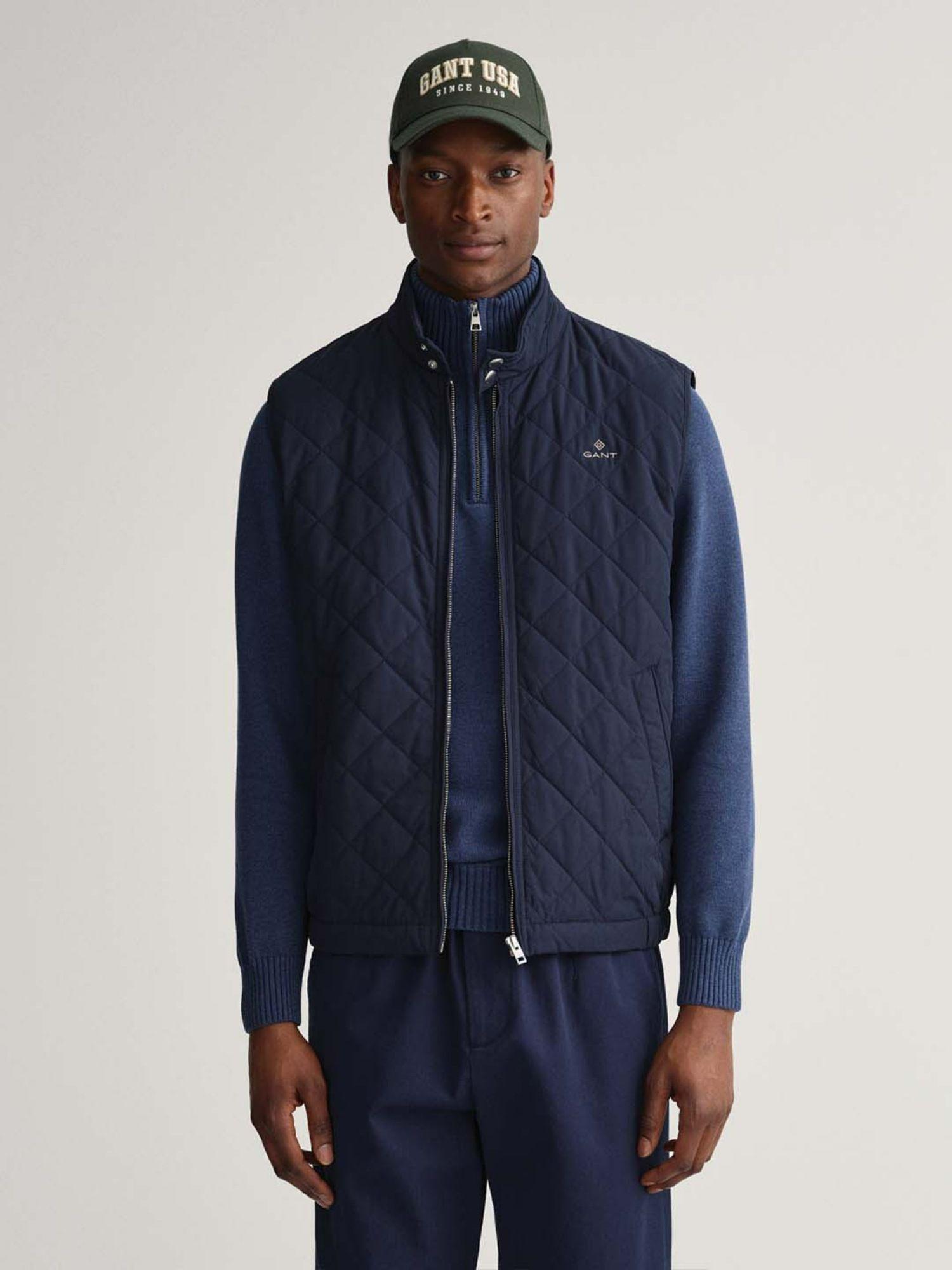 men blue patterned regular fit jacket