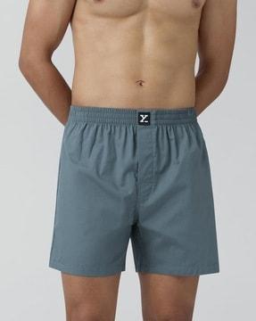 men boxers with elasticated waist