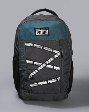 men brand print everyday backpack