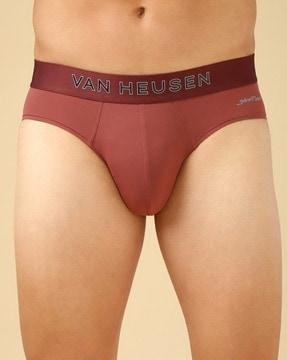 men briefs with logo waistband