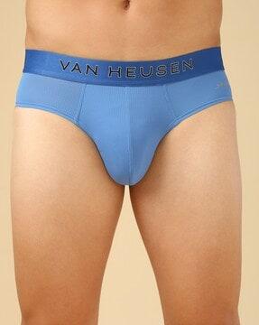 men briefs with logo waistband