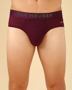 men briefs with logo waistband