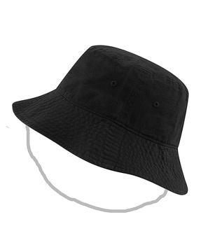 men bucket hat with stitched detail
