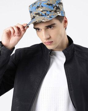 men camouflage pattern army cap