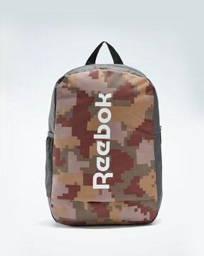 men camouflage print laptop backpack