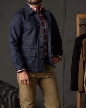 men canvas sierra tailored fit jacket