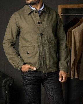 men canvas sierra tailored fit jacket