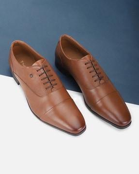 men cap-toe oxfords