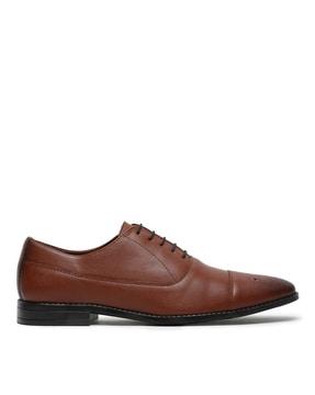 men cap-toe oxfords