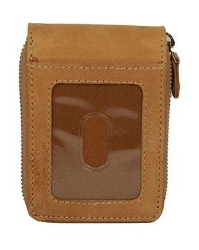 men card holder with zip-closure