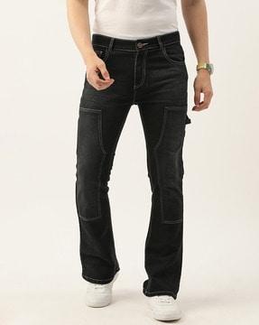 men carpenter style bootcut flared jeans