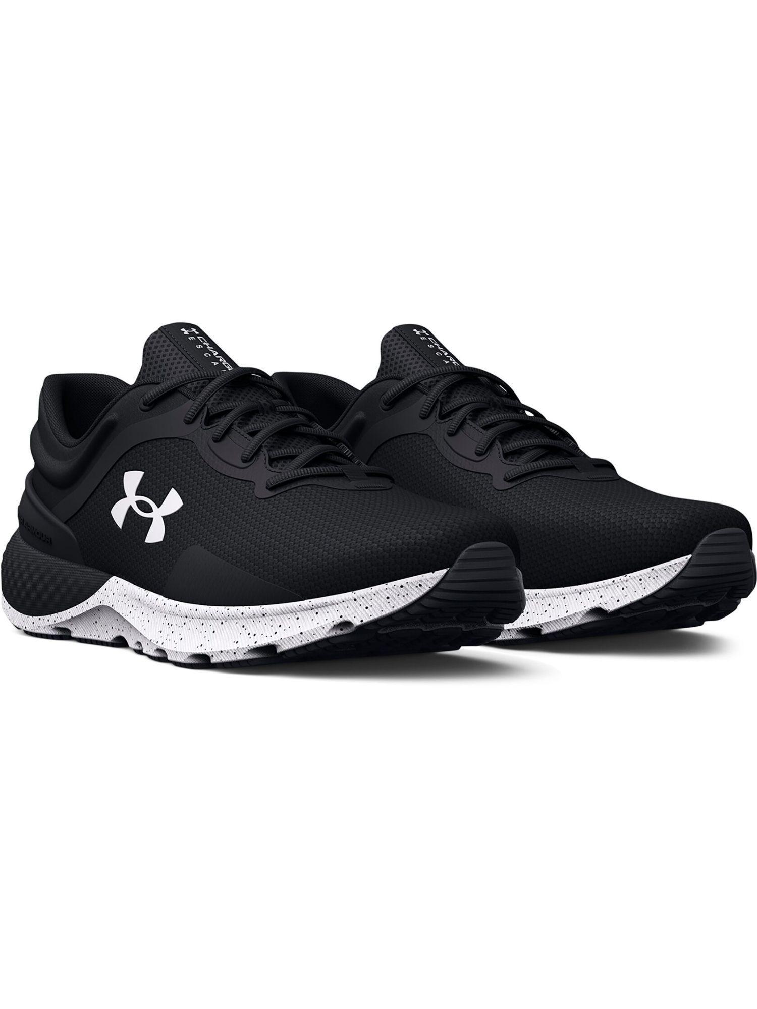 men charged escape 4 black & white running shoes