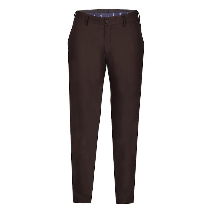 men choco slim fit trousers